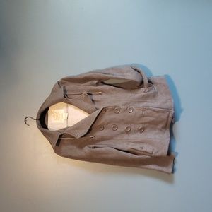 Sweatshirt Style Pea Coat